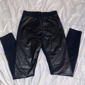Gap 2-Sided Faux Leather Leggings